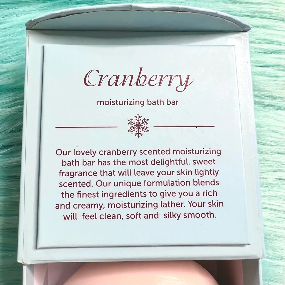 Cranberry 7.5 oz. Moisturizing Bath Bar Fine Quality Soap Made In USA